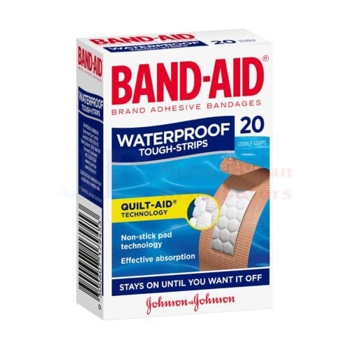 Bandaids Individual Bandaids Tough Strip Waterproof (20 Pack) 9300607179453 JBM1605 Bandaids Tough Strip Waterproof (20 Pack)
