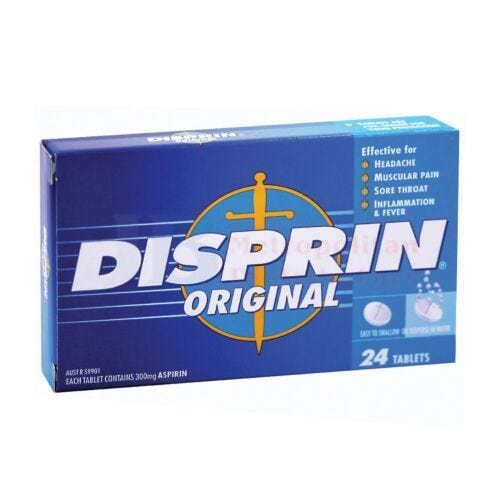 Dispirin Individual Dispirin Tablets (24 Pack) 9300631017707 JBM1508 Dispirin Tablets (24 Pack)