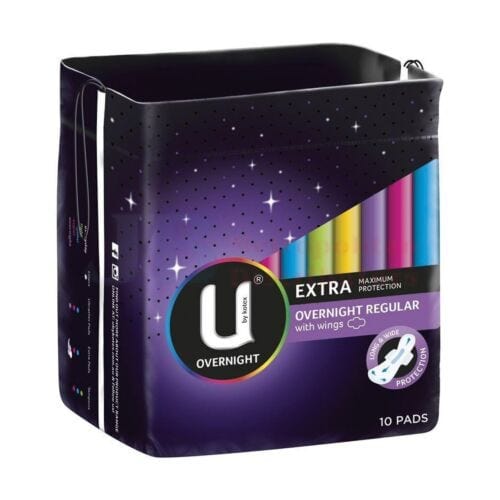 Kotex Individual Kotex Overnight Wing Pads (10 Pack) 9310088005431 JBM2403 Kotex Overnight Wing Pads (10 Pack)