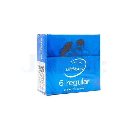 Lifestyles Individual Lifestyles Regular Condoms (6 Pack) 9352417000380 JBM1401 Lifestyles Regular Condoms (6 Pack)