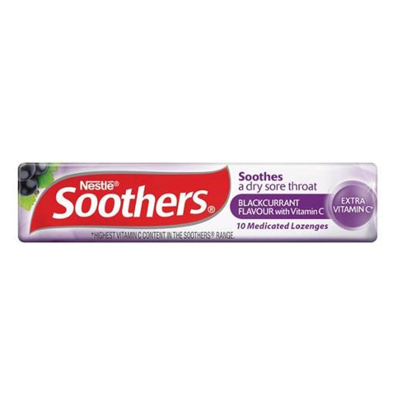 Nestle Individual Nestle Soothers - Blackcurrant (36 X 40gm pack) 9300684270876 TPFS4624 Nestle Soothers - Blackcurrant (36 X 40gm pack)