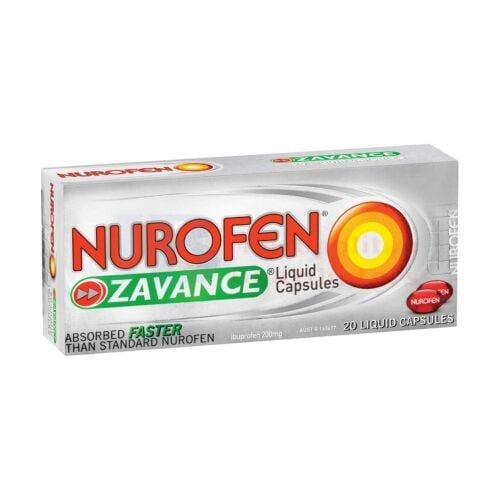Nurofen Individual Nurofen Zavance Liquids (20 Pack) 9300711215252 JBMNZL20 Nurofen Zavance Liquids (20 Pack)