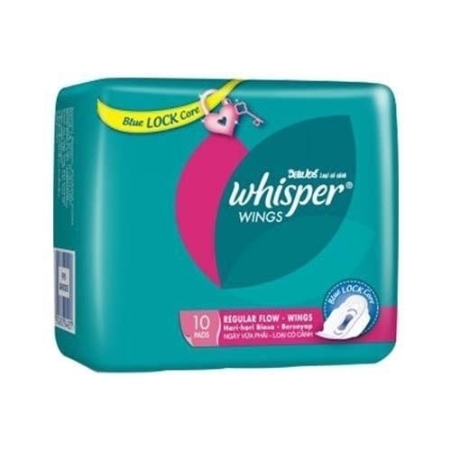 Whisper Individual Whisper Wings 10 Pads BF601976 Whisper Wings 10 Pads