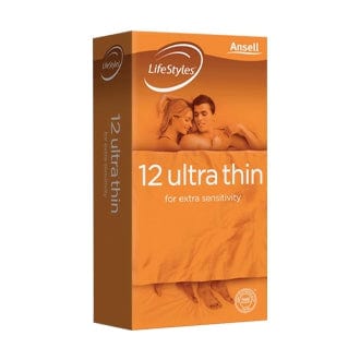 Ansell Individual Ansell Condom Ultra Thin 12 Pack BF6019174 Ansell Condom Ultra Thin 12 Pack