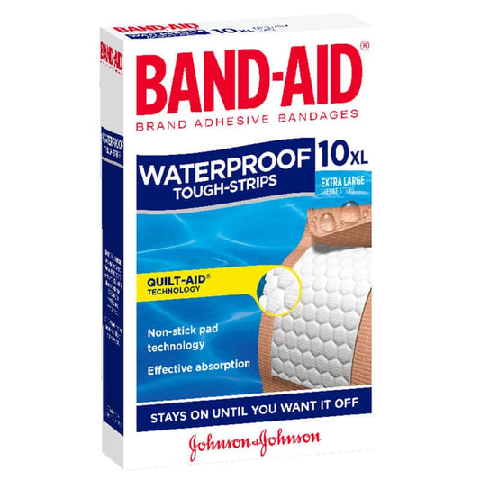 Band-aid Individual Band-aid Waterproof Xl 10 Pack BF6127794 Band-aid Waterproof Xl 10 Pack