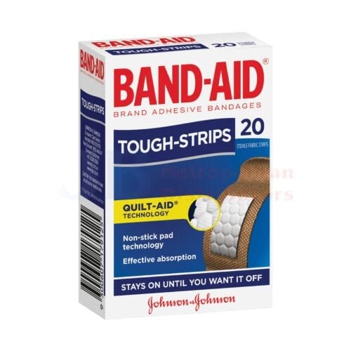 Bandaids Individual Bandaids Tough Strip Regular (20 Pack) 9300607179125 JBM1604 Bandaids Tough Strip Regular (20 Pack)