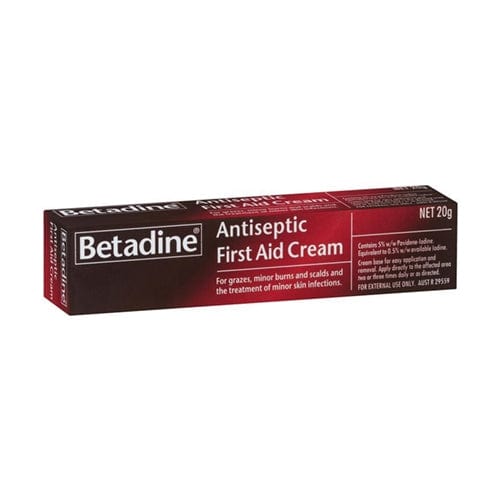 Betadine Individual Betadine First Aid Cream 20g BF6099206 Betadine First Aid Cream 20g
