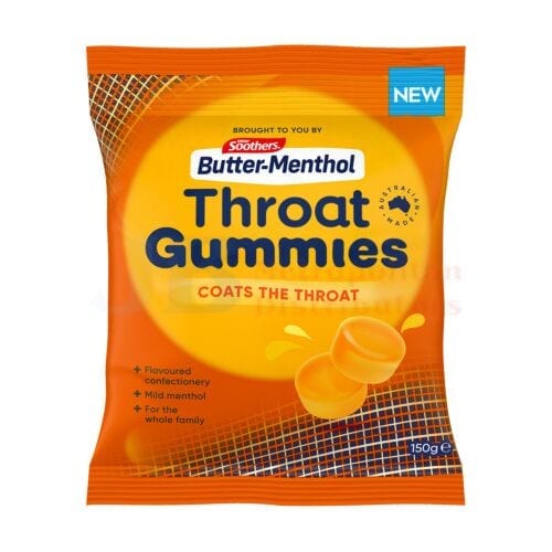 Butter Menthol Butter Menthol Throat Gummies 150g Butter Menthol Throat Gummies 150g