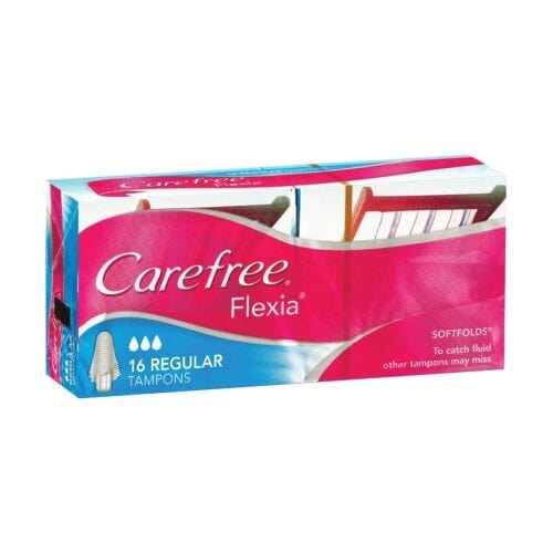 Carefree Individual Carefree Flexia Tampons Regular (16 Pack) 9300607516708 JBM2445 Carefree Flexia Tampons Regular (16 Pack)