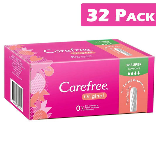 Carefree Individual Carefree Original Tampons (32 Pack) BF6168049 Carefree Original Tampons (32 Pack)