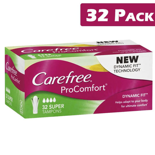 Carefree Individual Carefree Super Tampons (32 Pack) BF6168056 Carefree Super Tampons (32 Pack)