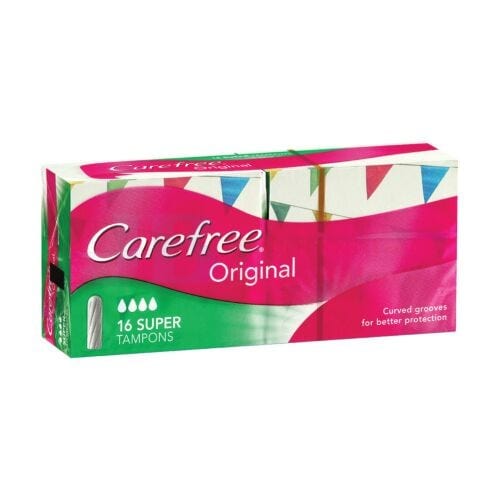 Carefree Individual Carefree Tampons Super (16 Pack) 9300607511123 JBM2443 Carefree Tampons Super (16 Pack)