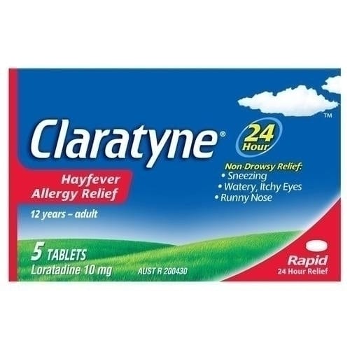 Claratyne Individual Claratyne 10mg (5 Tablets) BF601746 Claratyne 10mg (5 Tablets)