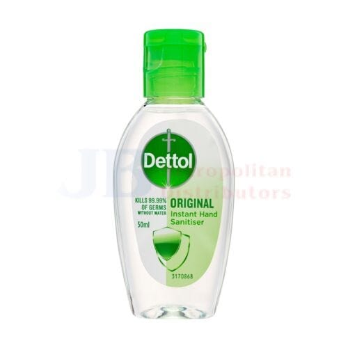 Dettol Individual Dettol Hand Sanitiser 50ml 95507972 JBM1680 Dettol Hand Sanitiser 50ml