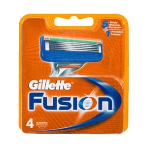 Gillette Individual Fusion Razor Refill 4 Pack BF600984 Fusion Razor Refill 4 Pack