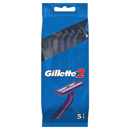 Gillette Individual Gillette Blue Disposable Razor - 5 Pack BF601487 Gillette Blue Disposable Razor - 5 Pack