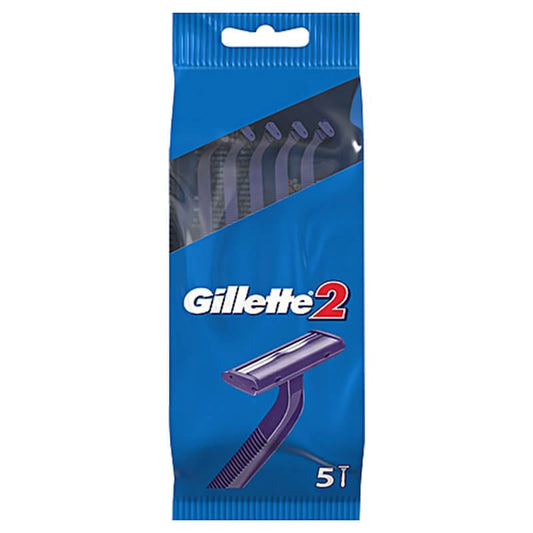 Gillette Individual Gillette Blue Disposable Razor - 5 Pack BF601487 Gillette Blue Disposable Razor - 5 Pack