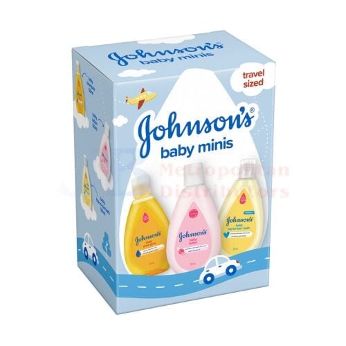 Johnson's Individual Johnson's Baby Minis Kit Travel Size 9300607398731 JBMJJBSK Johnson's Baby Minis Kit Travel Size