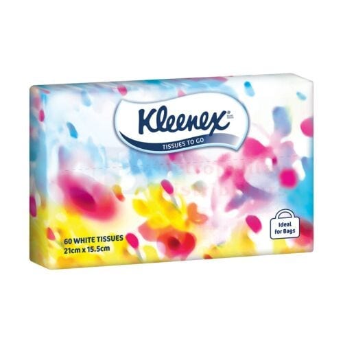 Kleenex Individual Kleenex Tissues To Go (60 Pack) 9310088011623 JBM27052 Kleenex Tissues To Go (60 Pack)