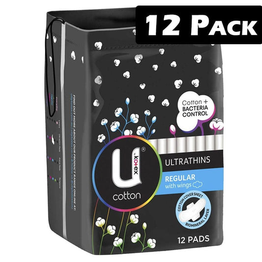 Kotex Individual Kotex Pads Ultrathin With Wings 12 Pack BF6153441 Kotex Pads Ultrathin With Wings 12 Pack