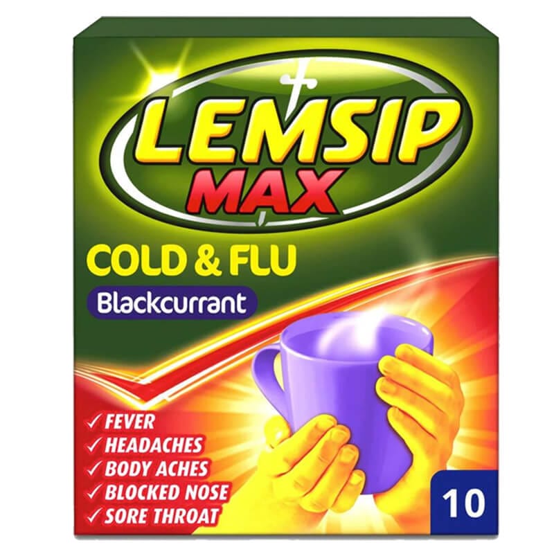 Lemsip Individual Lemsip Blackcurran Sachet 10 Pack BF6079529 Lemsip Blackcurran Sachet 10 Pack