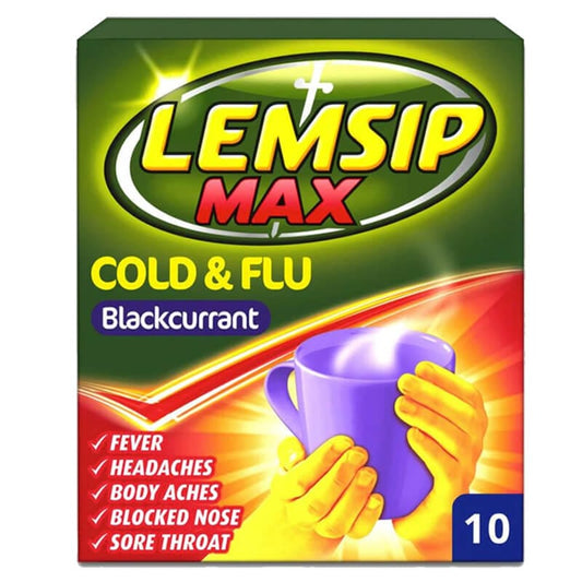 Lemsip Individual Lemsip Blackcurran Sachet 10 Pack BF6079529 Lemsip Blackcurran Sachet 10 Pack