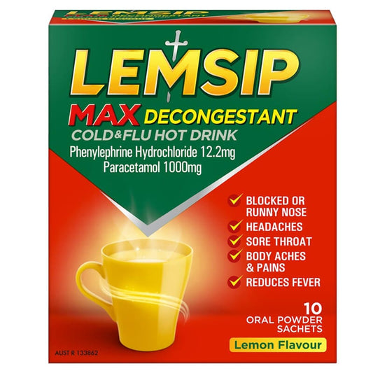 Lemsip Individual Lemsip Deco Lemon Sachet 10 Pack BF6052706 Lemsip Deco Lemon Sachet 10 Pack