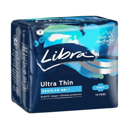 Libra Individual Libra Pad Ultra Thin Regular Wing (14 Pack) 9325344001751 JBM2418 Libra Pad Ultra Thin Regular Wing (14 Pack)