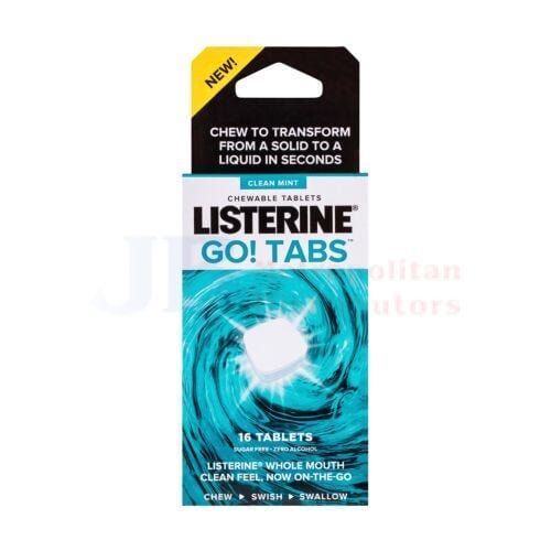 Listerine Individual Listerine Go Tabs 16 Per Pack JBM1869 Listerine Go Tabs 16 Per Pack