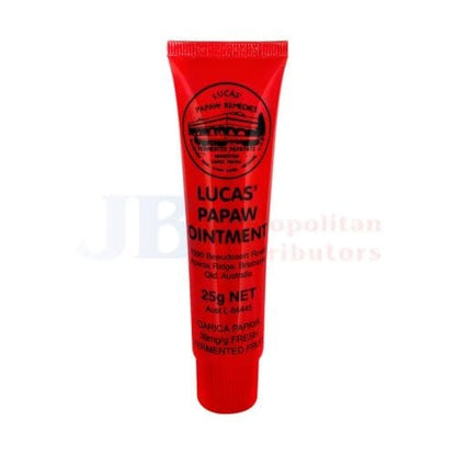 Lucas Papaw Individual Lucas Papaw Ointment 25g 9316199000037 JBM1307 Lucas Papaw Ointment 25g