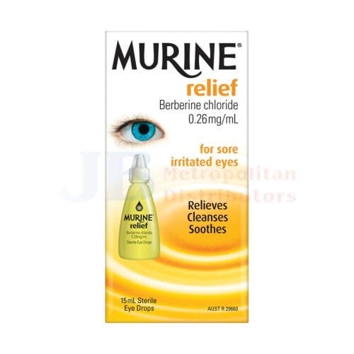 Murine Individual Murine Relief Eye Drops 15ml 9317039002266 JBM1340 Murine Relief Eye Drops 15ml