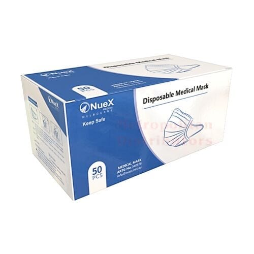 Nuex Medical Individual Nuex Medical Face Mask (50 Pack) JBMNMFM50 Nuex Medical Face Mask (50 Pack)