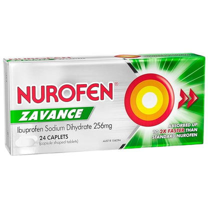 Nurofen Nurofen Zavance Caplets (24 Tablets) Nurofen Zavance Caplets (24 Tablets)