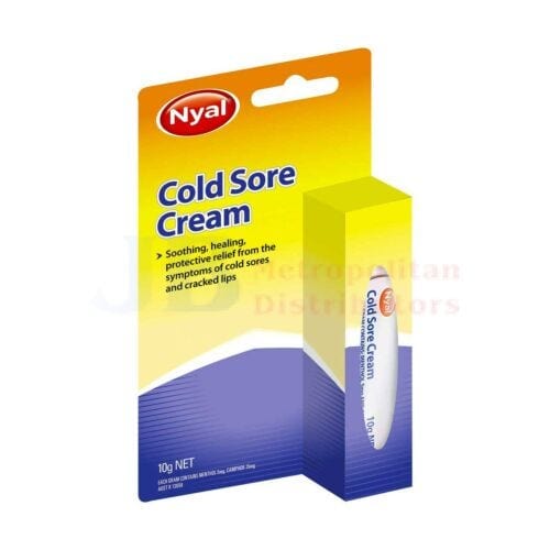 Nyal Individual Nyal Cold Sore Cream 10g 9330130001051 JBM1322 Nyal Cold Sore Cream 10g