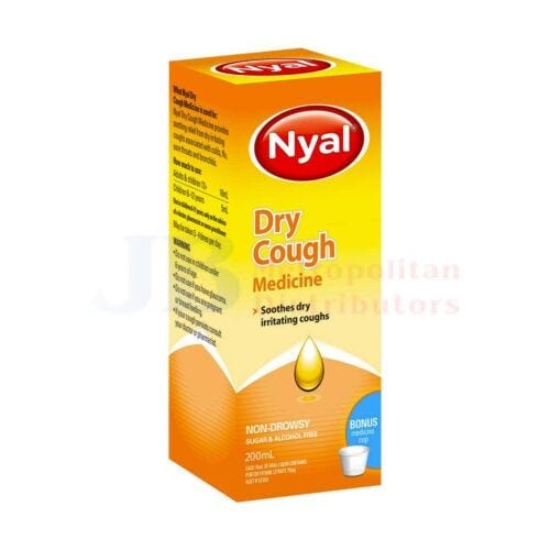 Nyal Individual Nyal Cough Mix Dry 200ml 9330130000382 JBM1346 Nyal Cough Mix Dry 200ml