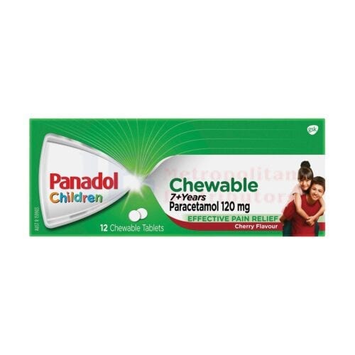 Panadol Individual Panadol Children Chewable Tablets 7 Years (12 Pack) 9300673868015 JBM1559 Panadol Children Chewable Tablets 7 Years (12 Pack)