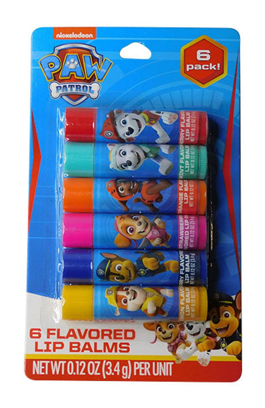 Paw Patrol Individual Lip Balm - Paw patrol (6 x 3.4g sticks) 190430005024 TPFS13118 Lip Balm - Paw patrol (6 x 3.4g sticks)