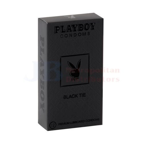 Playboy Playboy Condom Black Tie (12 Pack) Playboy Condom Black Tie (12 Pack)