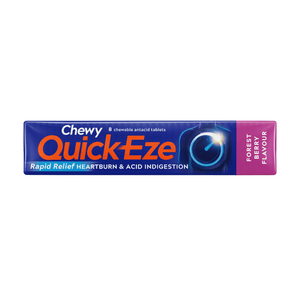 Quick-eze Quick-Eze Chewy Forest Berry Stick 8 Tablets Quick-Eze Chewy Forest Berry Stick 8 Tablets