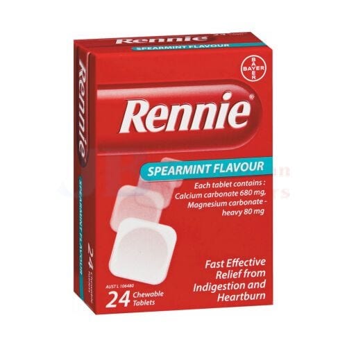 Rennie Individual Rennie (24 Pack) 9310041560663 JBM1571 Rennie (24 Pack)