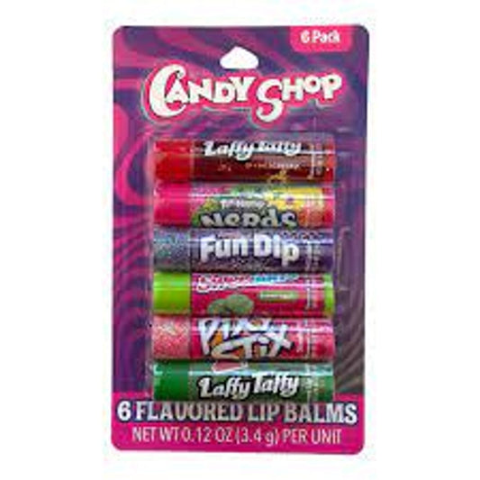 Self Care Essentials Individual Lip Balm - Candy Shop (6 x 3.4g sticks) 190430005024 TPFS13113 Lip Balm - Candy Shop (6 x 3.4g sticks)