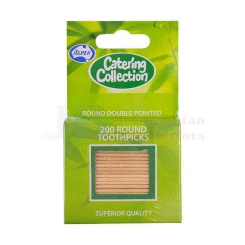 Self Care Essentials Individual Toothpicks Round (200 Pack) 9310720602028 JBM1875 Toothpicks Round (200 Pack)