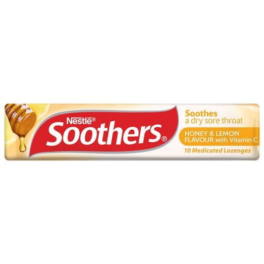 Soothers Soothers Honey & Lemon (10 Lozenges) Soothers Honey & Lemon (10 Lozenges)