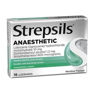 Strepsils Individual Strepsil Anaesthetic Menthol (16 Lozenges) BF6008666 Strepsil Anaesthetic Menthol (16 Lozenges)