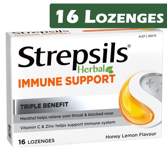 Strepsils Individual Strepsil Immune Honey Lemon (16 Lozenges) BF6146580 Strepsil Immune Honey Lemon (16 Lozenges)