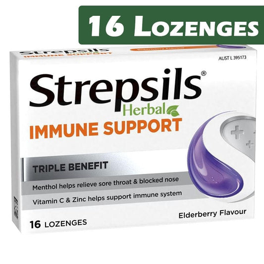 Strepsils Individual Strepsil Immune Support Support Elderberry BF6158323 Strepsil Immune Support Support Elderberry