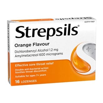 Strepsils Individual Strepsil Orange (16 Tablets) BF6008642 Strepsil Orange (16 Tablets)