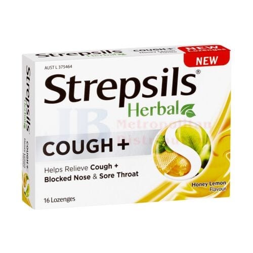 Strepsils Individual Strepsils Herbal Cough+ Honey & Lemon (16 Pack) 9300711073005 JBMSHH Strepsils Herbal Cough+ Honey & Lemon (16 Pack)