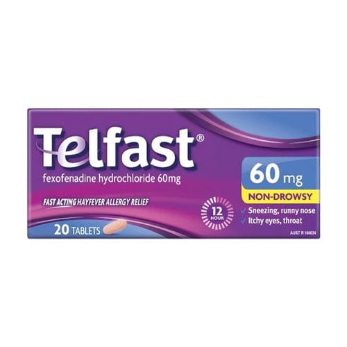 Telfast Individual Telfast Tablets (20 Tablets) BF6091026 Telfast Tablets (20 Tablets)