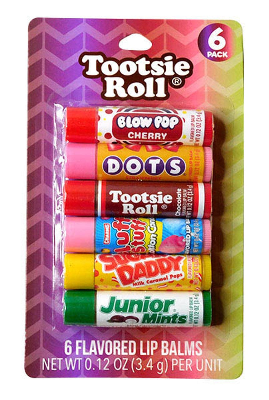 Tootsie Roll Individual Lip Balm - Tootsie Roll (6 x 3.4g sticks) 190430005024 TPFS13114 Lip Balm - Tootsie Roll (6 x 3.4g sticks)